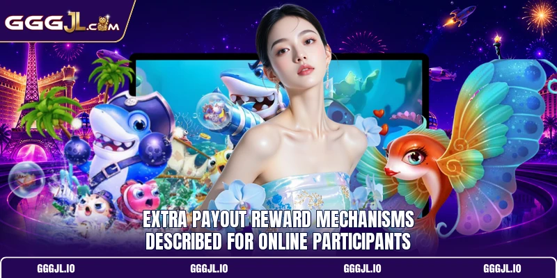 Extra payout reward mechanisms described for online participants Extra payout reward mechanisms described for online participants
