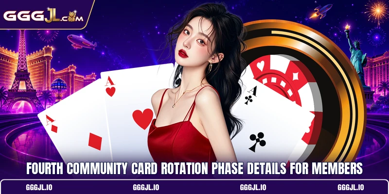 Fourth community card rotation phase details for members Fourth community card rotation phase details for members