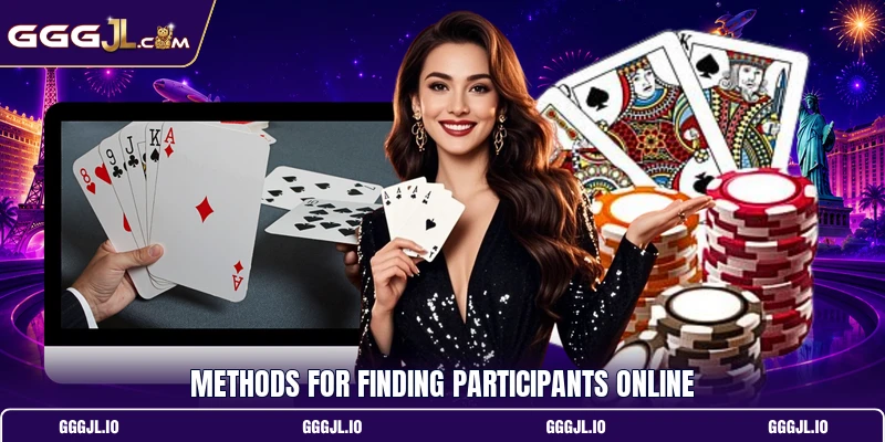 Methods for finding participants online