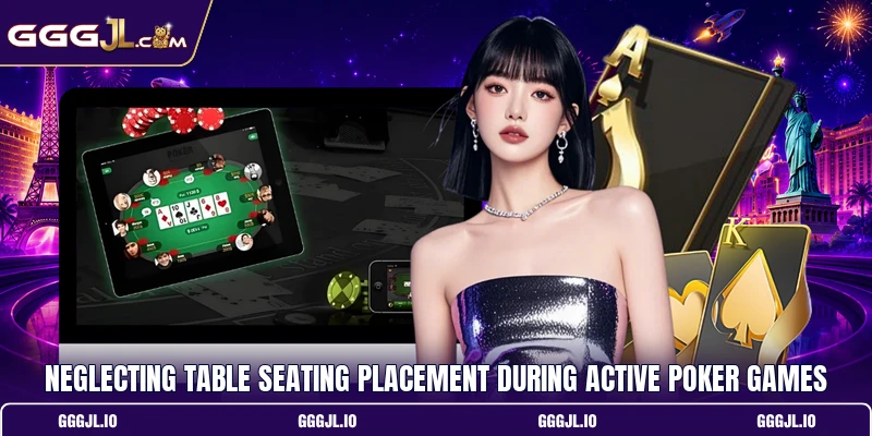 Neglecting table seating placement during active poker games Neglecting table seating placement during active poker games