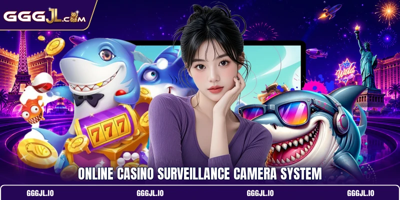 Online casino surveillance camera system