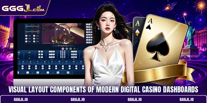 Visual layout components of modern digital casino dashboards Visual layout components of modern digital casino dashboards